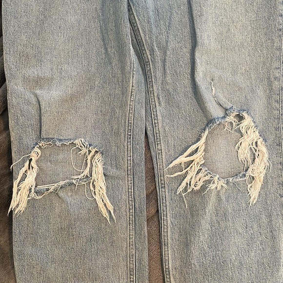 Ultra High Rise 90s Straight Jean Light Destroy - 33 - 16 Short - Picture 11 of 11